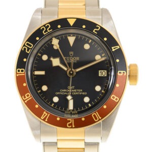 【7A Quality】TUDOR Black Bay GMT S&G Steel and 18ct Yellow Gold 41mm Bracelet Watch M79833MN-0001
