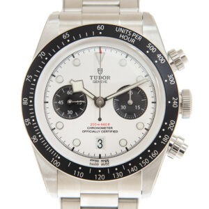 【7A Quality】TUDOR Black Bay Chrono 41mm Opaline/Black Dial Men's Automatic Bracelet Watch M79360N-0002