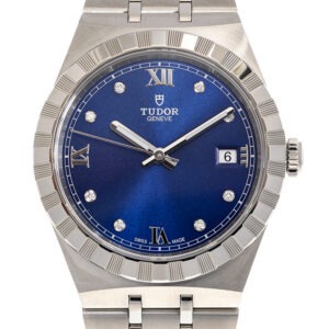 【7A Quality】TUDOR Royal 38mm Blue Diamond Dial Automatic Bracelet Watch M28500-0006