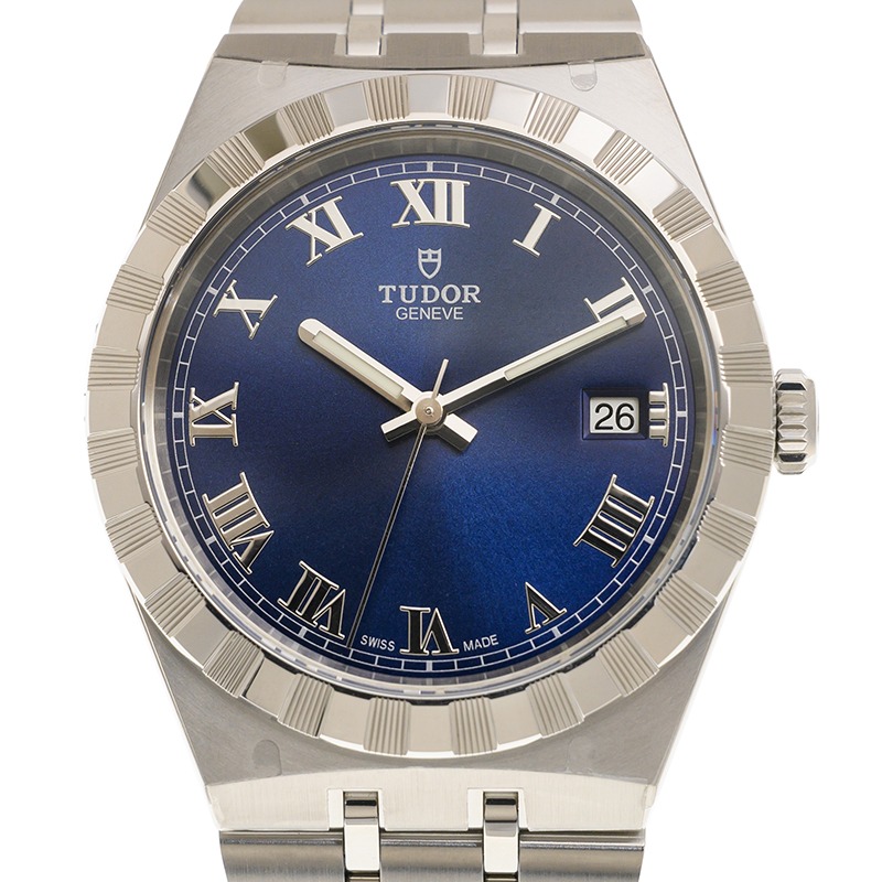 【7A Quality】TUDOR Royal 38mm Blue Roman Dial Automatic Bracelet Watch M28500-0005