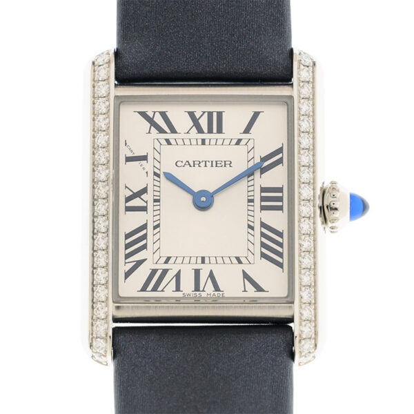 Cartier Tank Must Watch Diamond Small Model 27 mm W4TA0016 - United Luxury