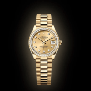 RLX Datejust m278288RBR-0005 Champagne 31mm Dial President Bracelet Watch