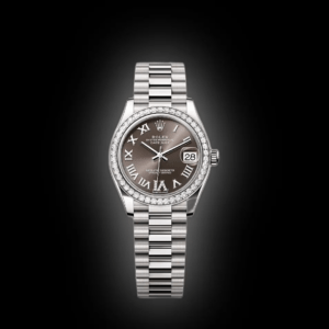 RLX Datejust m278289RBR-0020 Dark Grey Dial White Gold President