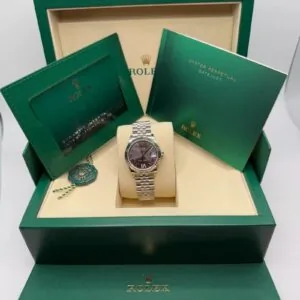 RLX Datejust m278274-0027/0028 Dark Grey 31mm Dial Oyster Watch