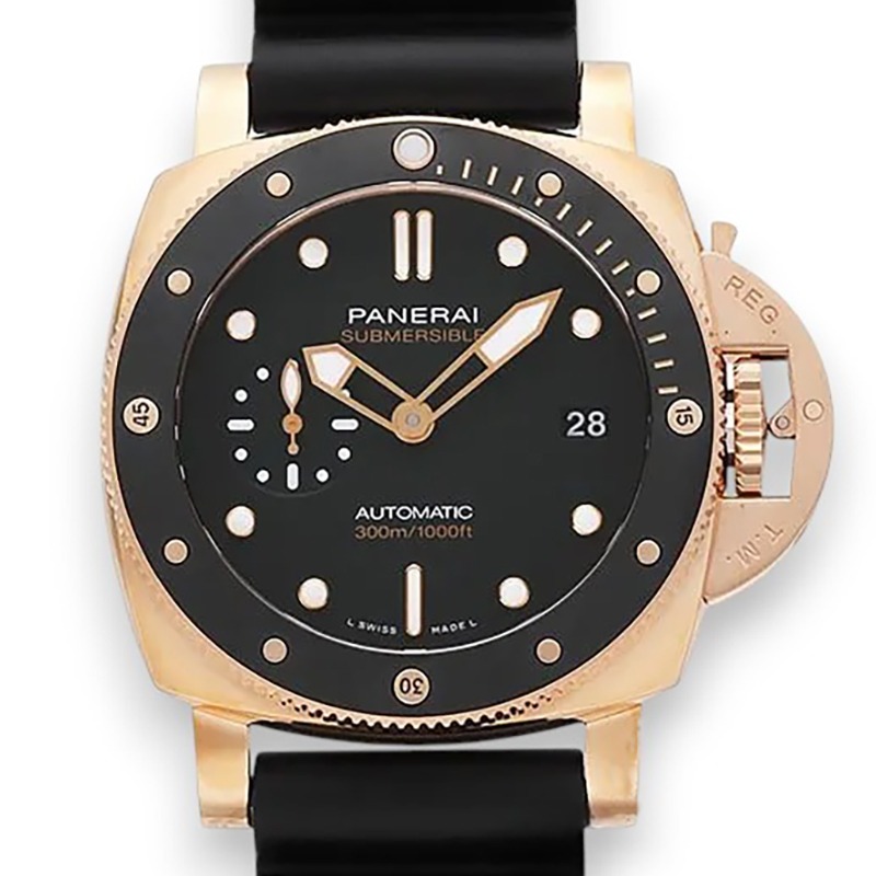 【7A Quality】Panerai Submersible Goldtech™ 42mm
