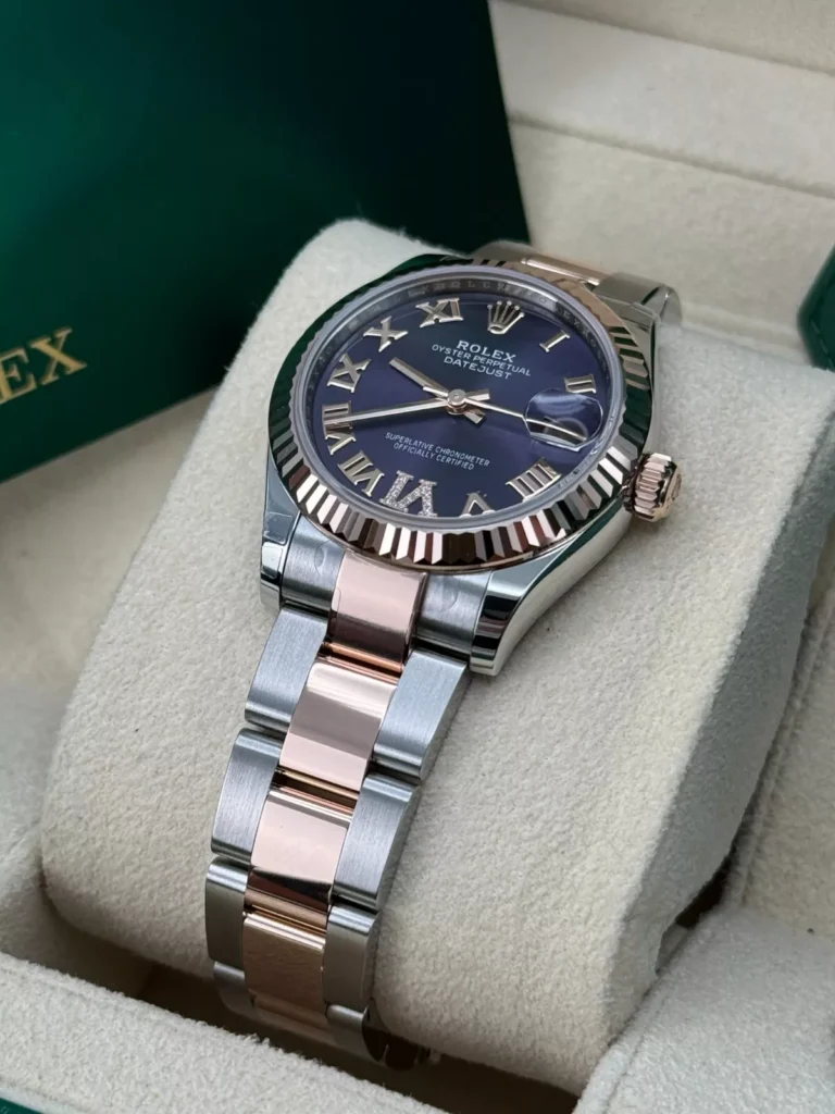 RLX Datejust m278271-0019/0020 Aubergine 31mm Dial Oyster Bracelet Watch