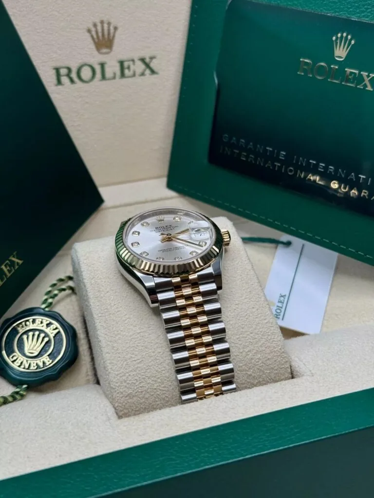 RLX Datejust m278273-0019/0020 31mm Silver Dial Stainless Steel and Yellow Gold Oyster Watch