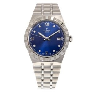 【7A Quality】TUDOR Royal 38mm Blue Diamond Dial Automatic Bracelet Watch M28500-0006