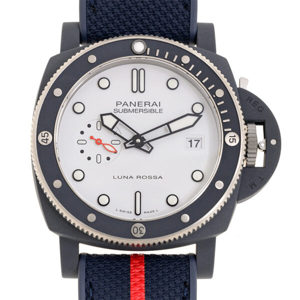 【7A Quality】Panerai Submersible QuarantaQuattro Luna Rossa Ti-Ceramitech™ 44mm PAM01543