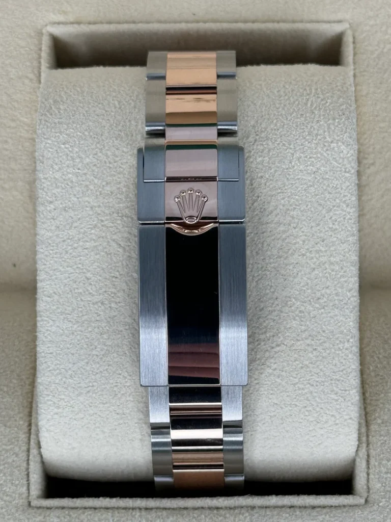 RLX Yacht-Master 37mm Steel and Everose Gold Watch - Black Dial - Oyster Bracelet 268621