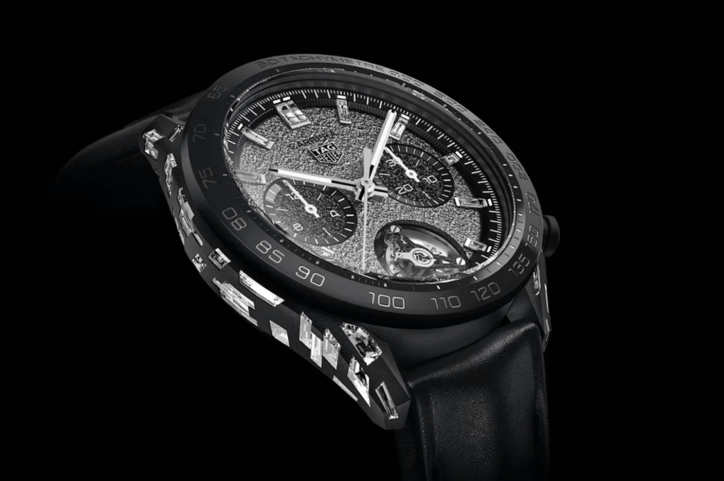 【7A Quality】TAG Heuer Carrera Tourbillon Nanograph Plasma Diamant d’Avant-Garde Automatic 44mm Aluminum CBN5A91.BZ0000