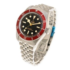 【7A Quality】TUDOR Black Bay 41mm Black Dial & Red Bezel Five-Link Bracelet Watch M7941A1A0RU-0003