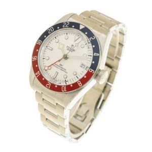 【7A Quality】TUDOR Black Bay GMT 41mm White Dial & Red/Blue Bezel Bracelet Watch M79830RB-0010