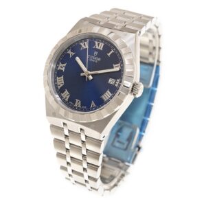 【7A Quality】TUDOR Royal 38mm Blue Roman Dial Automatic Bracelet Watch M28500-0005