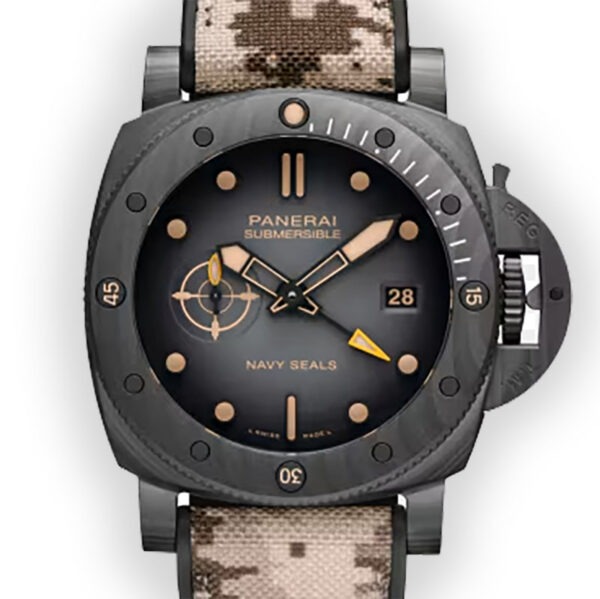 【7A Quality】Panerai Submersible QuarantaQuattro GMT Navy SEALs Carbotech™ 44mm PAM01513