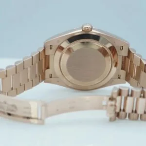 RLX Day-Date "President" 40mm Everose Gold Diamond Pave Dial - 228235