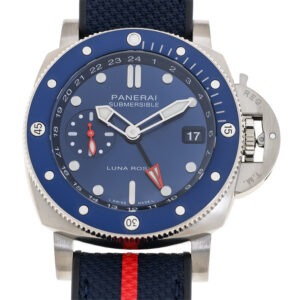 【7A Quality】Panerai Submersible GMT Luna Rossa Titanio 42mm PAM01507