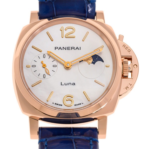 【7A Quality】Panerai Luminor Due Luna Goldtech™ Madreperla 38mm PAM01181