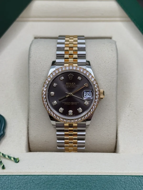 RLX Datejust m278383RBR-0021/0022 31mm Dark Grey Dial Oyster Bracelet