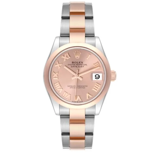 RLX Datejust m278241-0005/0006 Rose 31mm Dial Oyster Bracelet Watch