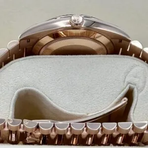 RLX Day-Date "President" 40mm Everose Gold Sundust Roman Dial - 228235