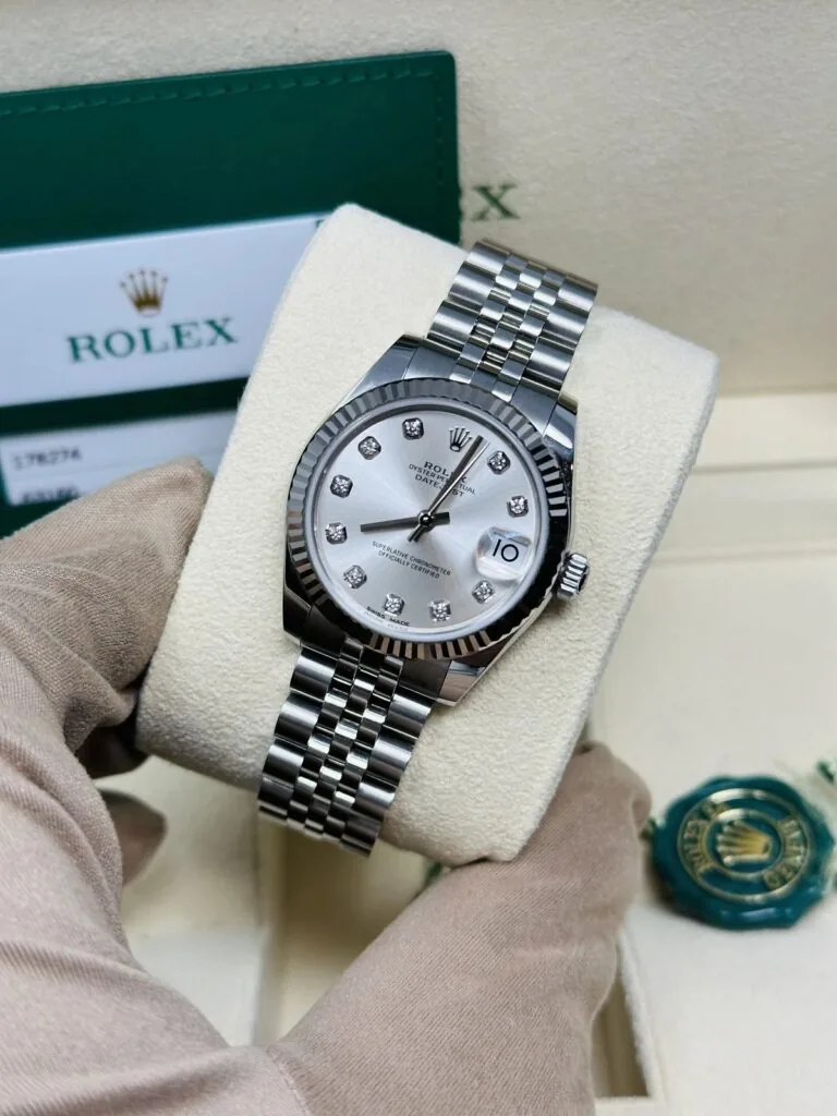 RLX Datejust m278274-0029/0030 Silver 31mm Dial Oyster Watch