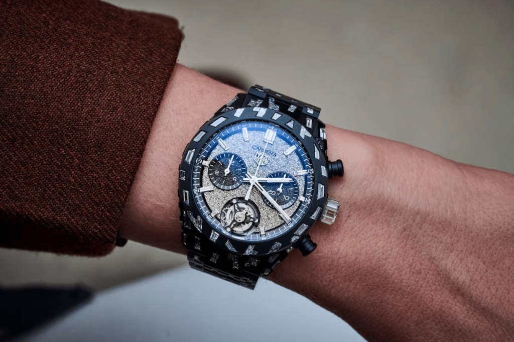 【7A Quality】TAG Heuer Carrera Tourbillon Nanograph Plasma Diamant d’Avant-Garde Automatic 44mm Aluminum CBN5A91.BZ0000