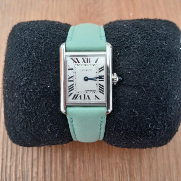 Cartier Tank Must Watch Small Model Green WSTA0061 - United Luxury