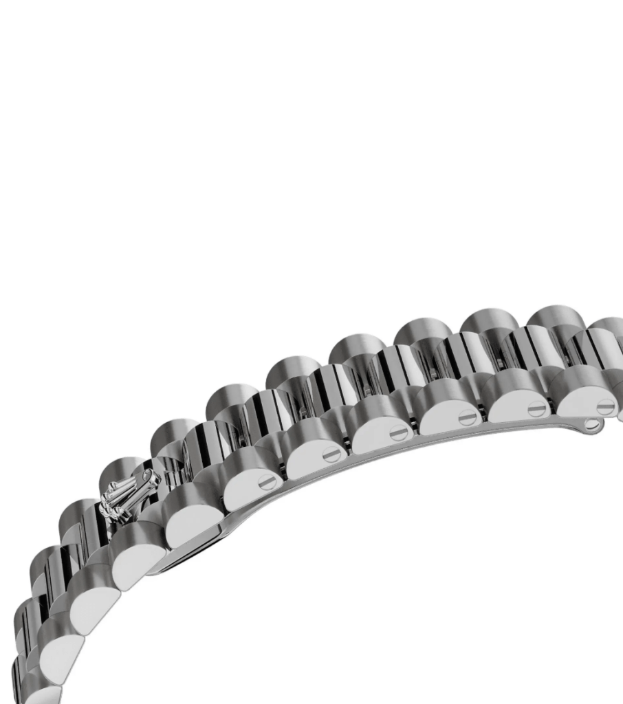 RLX Datejust m278289RBR-0006 Dark Grey Dial White Gold President Watch