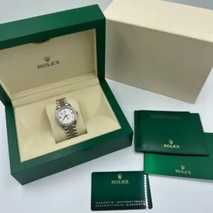 RLX Datejust m278381-0031/0032 Silver Floral Motif Diamond Dial Diamond-Set Bezel 31mm