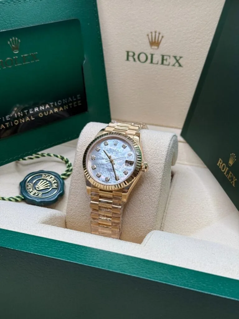 RLX Datejust m278278-0020 White 31mm Dial President Bracelet Watch