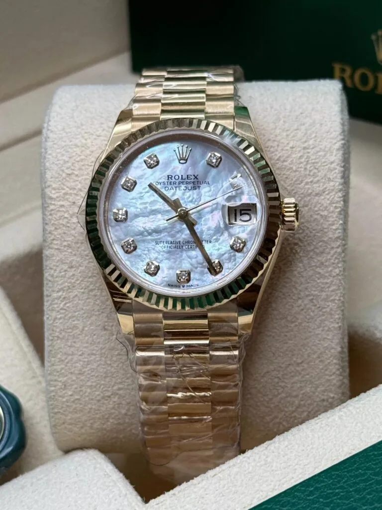 RLX Datejust m278278-0020 White 31mm Dial President Bracelet Watch