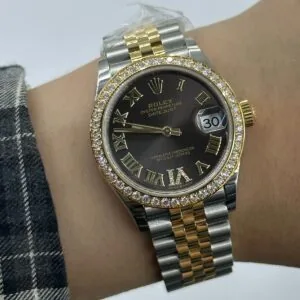 RLX Datejust m278383RBR-0017/0018 31mm Dark Grey Dial Oyster Bracelet