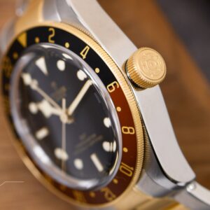 【7A Quality】TUDOR Black Bay GMT S&G Steel and 18ct Yellow Gold 41mm Bracelet Watch M79833MN-0001