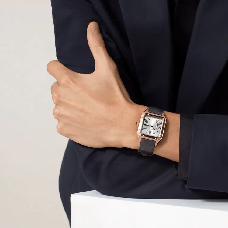 CARTIER SANTOS-DUMONT Rose Gold Mix WGSA0021 - United Luxury