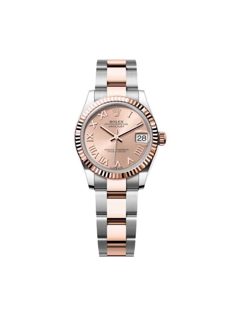 RLX Datejust m278271-0005/0006 Rose 31mm Dial Oyster Bracelet Watch