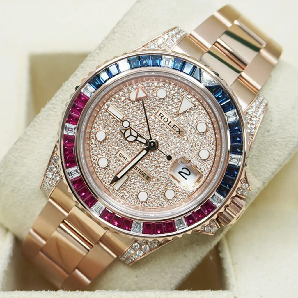RLX GMT-Master II 40mm 126755SARU-PAVE