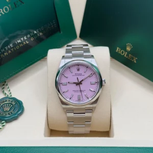 RLX Oyster Perpetual 36mm 126000-0008 Candy Pink Dial Oyster Stainless Steel