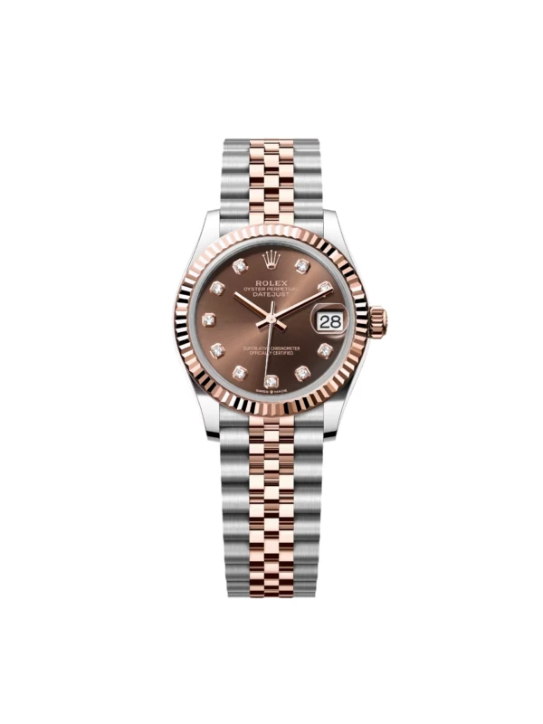 RLX Datejust m278271-0027/0028 Chocolate 31mm Dial Oyster Bracelet Watch