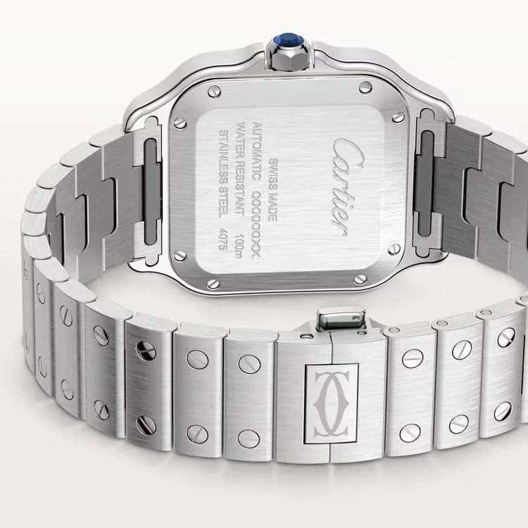 Santos de Cartier watch Graduated blue dial - United Luxury