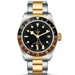 【7A Quality】TUDOR Black Bay GMT S&G Steel and 18ct Yellow Gold 41mm Bracelet Watch M79833MN-0001