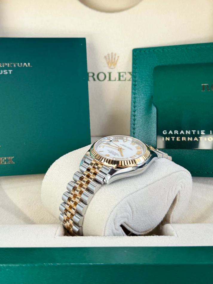 RLX Datejust m278273-0001/0002 31mm White Dial Stainless Steel and Yellow Gold Oyster Watch