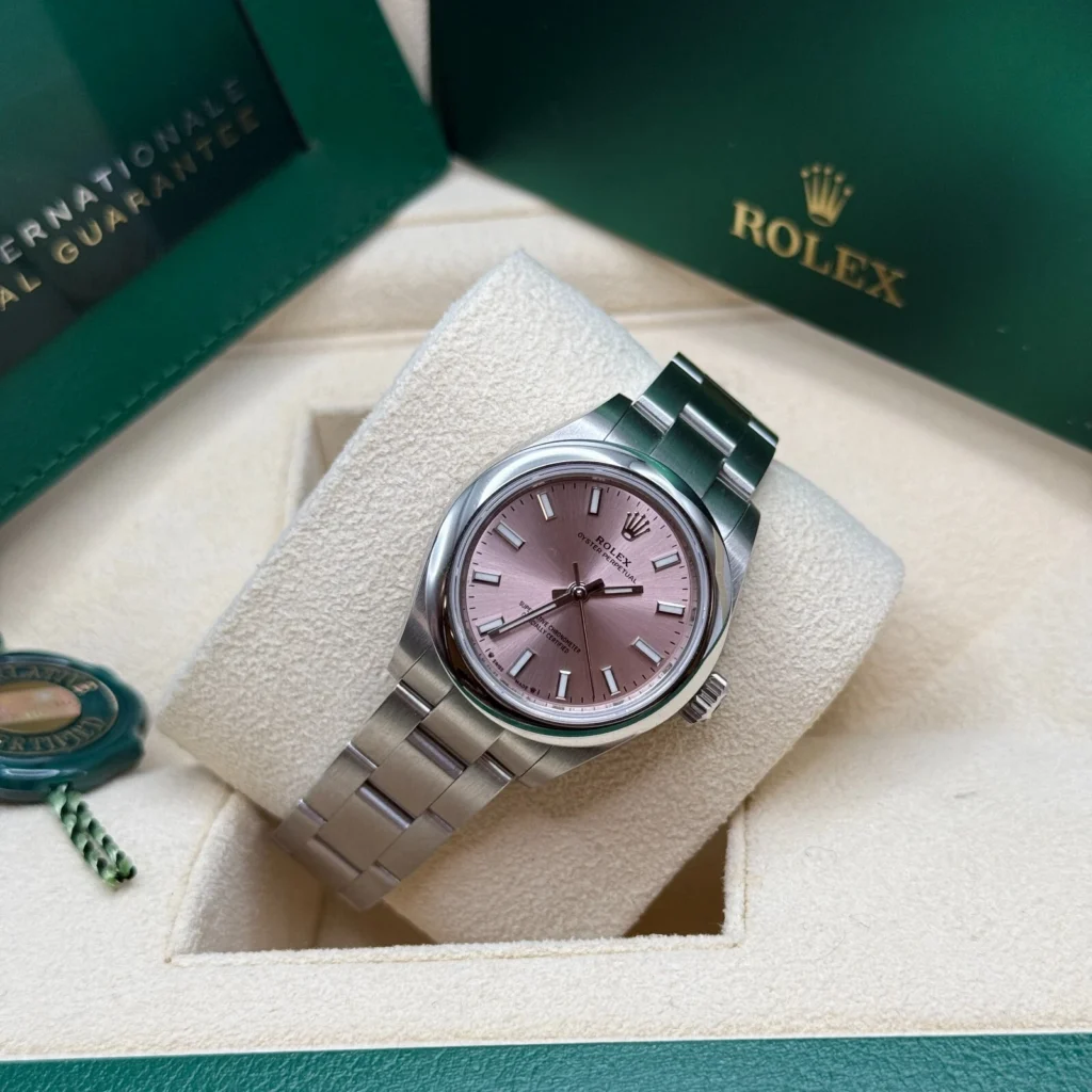 RLX Oyster Perpetual 31mm 277200-0009 Pink Dial Oyster Bracelet Watch