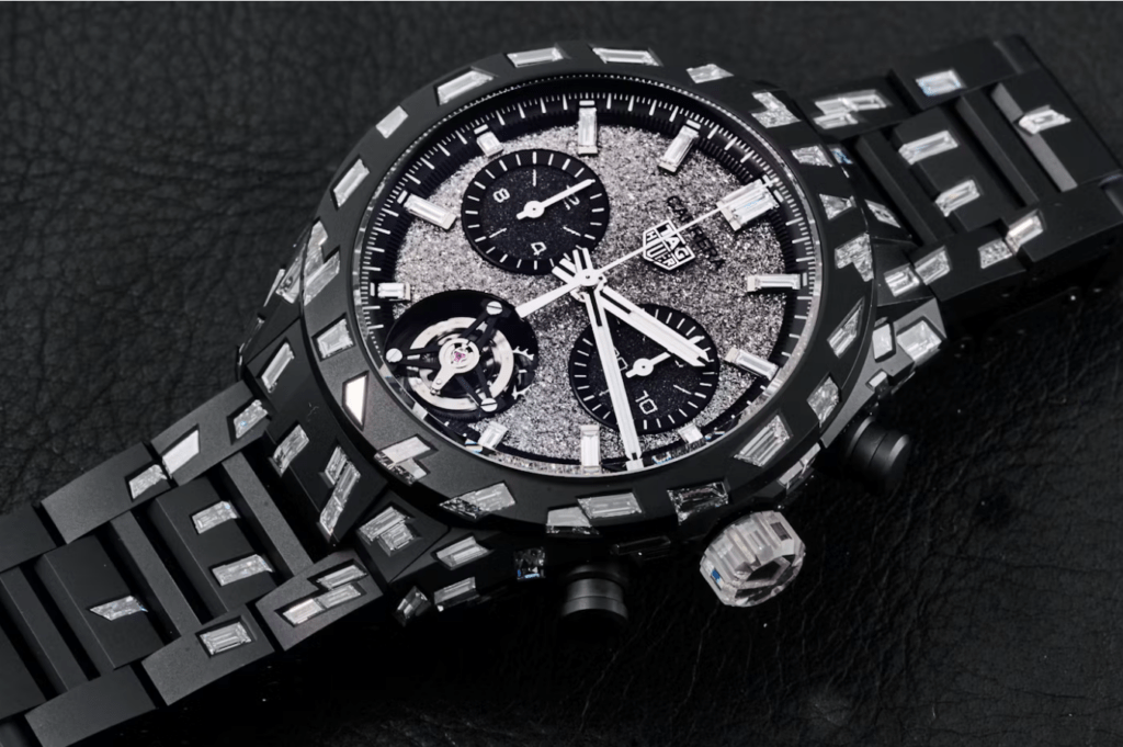 【7A Quality】TAG Heuer Carrera Tourbillon Nanograph Plasma Diamant d’Avant-Garde Automatic 44mm Aluminum CBN5A91.BZ0000