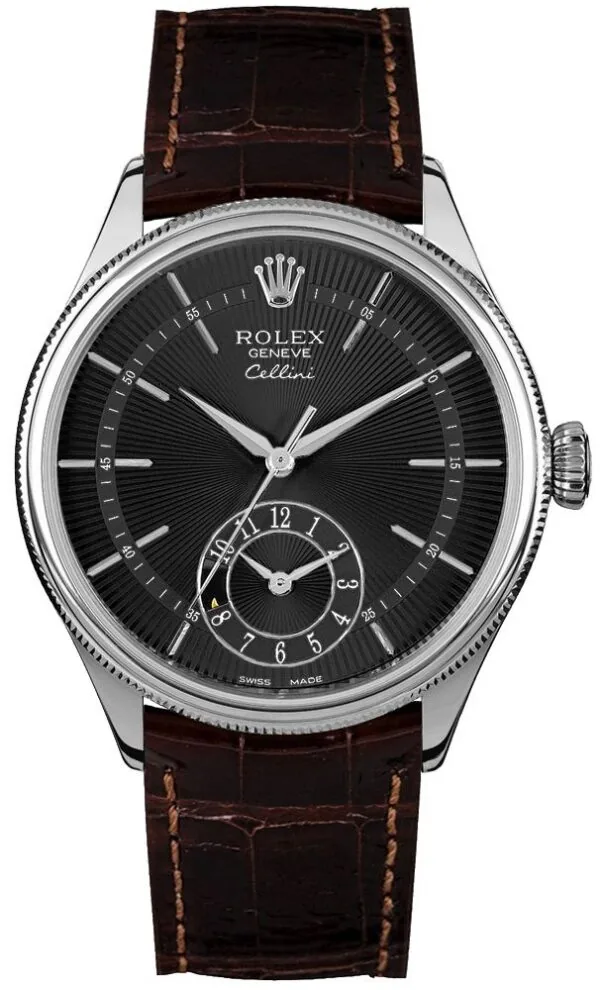 RCellini Dual Time Solid 18k White Gold Men's Watch 50529-0010