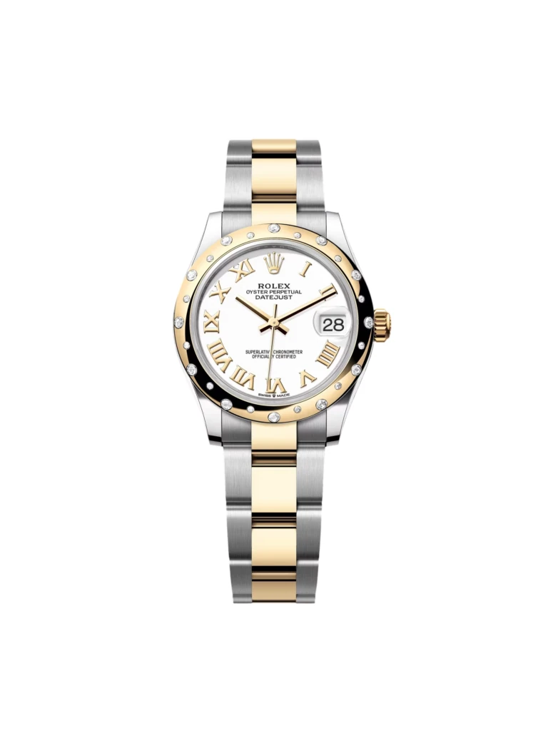 RLX Datejust m278343-0001/0002 White Dial Yellow Rolesor Oyster Watch