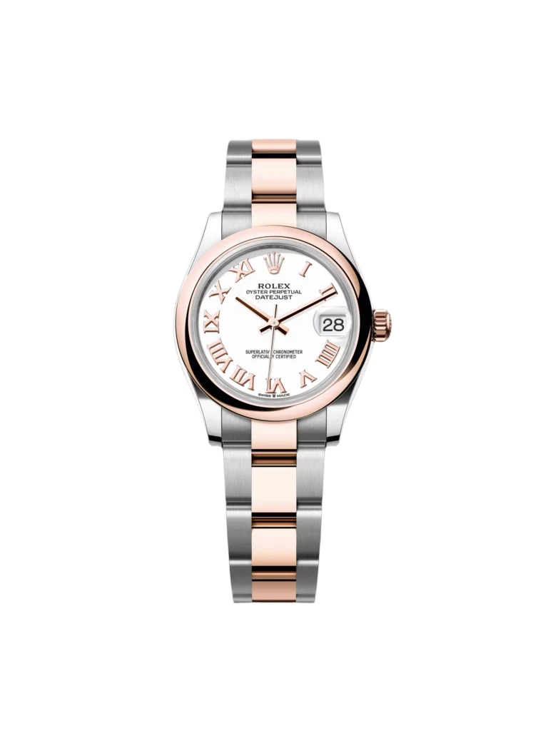 RLX Datejust m278241-0001/0002 White 31mm Dial Oyster Bracelet Watch