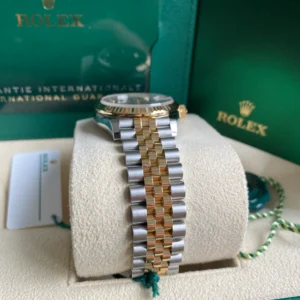 RLX Datejust m278273-0029/0030 31mm Olive Green Dial Stainless Steel and Yellow Gold Oyster Watch