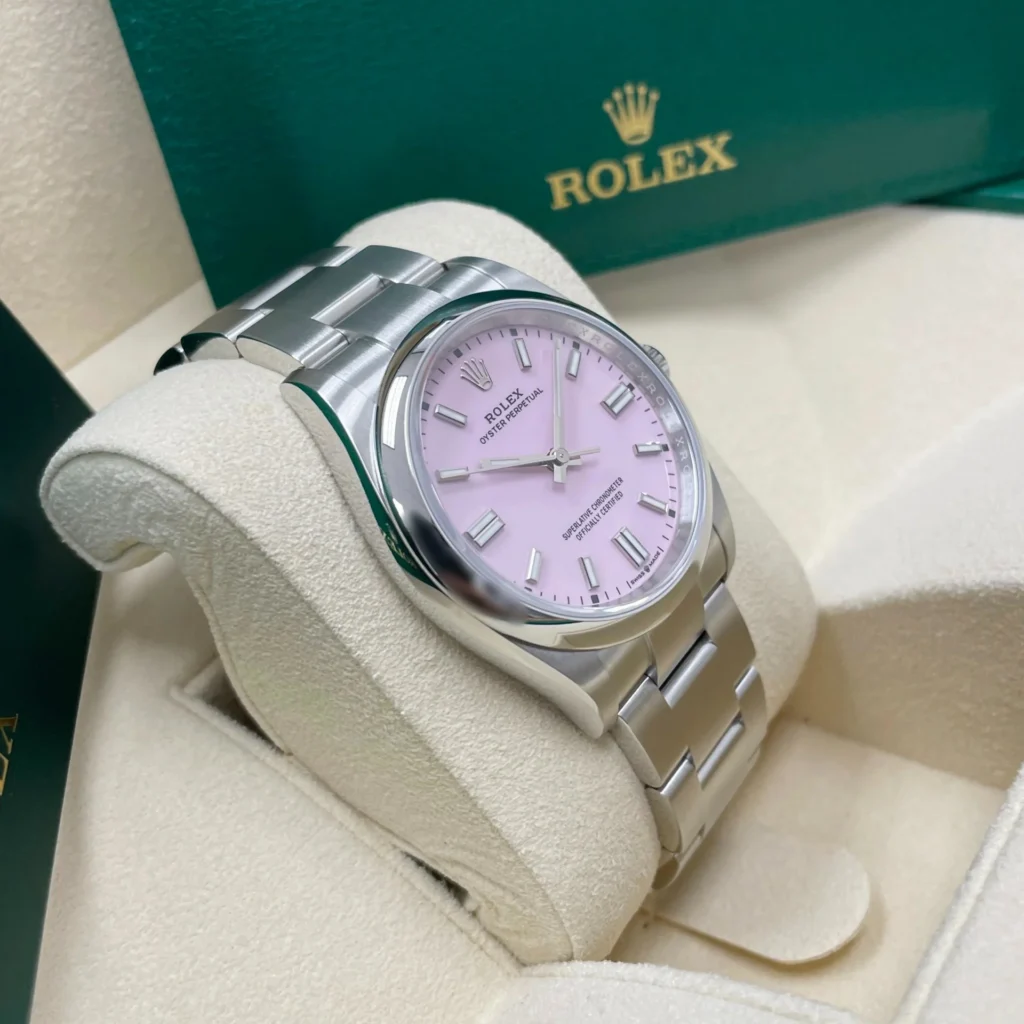 RLX Oyster Perpetual 36mm 126000-0008 Candy Pink Dial Oyster Stainless Steel