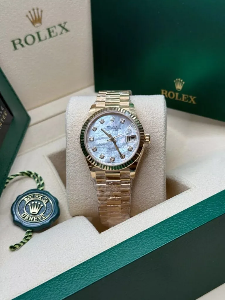 RLX Datejust m278278-0020 White 31mm Dial President Bracelet Watch